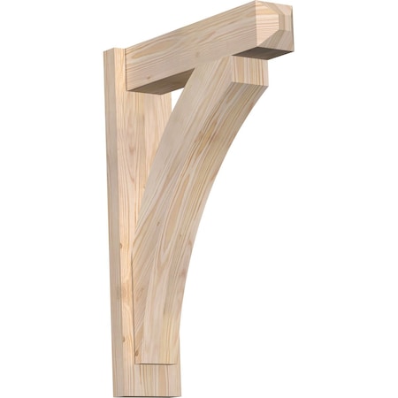 Ekena Millwork Thorton Smooth Craftsman Outlooker, Douglas Fir, 5 1/2"W x 20"D x 28"H OUT06X20X28THR04SDF